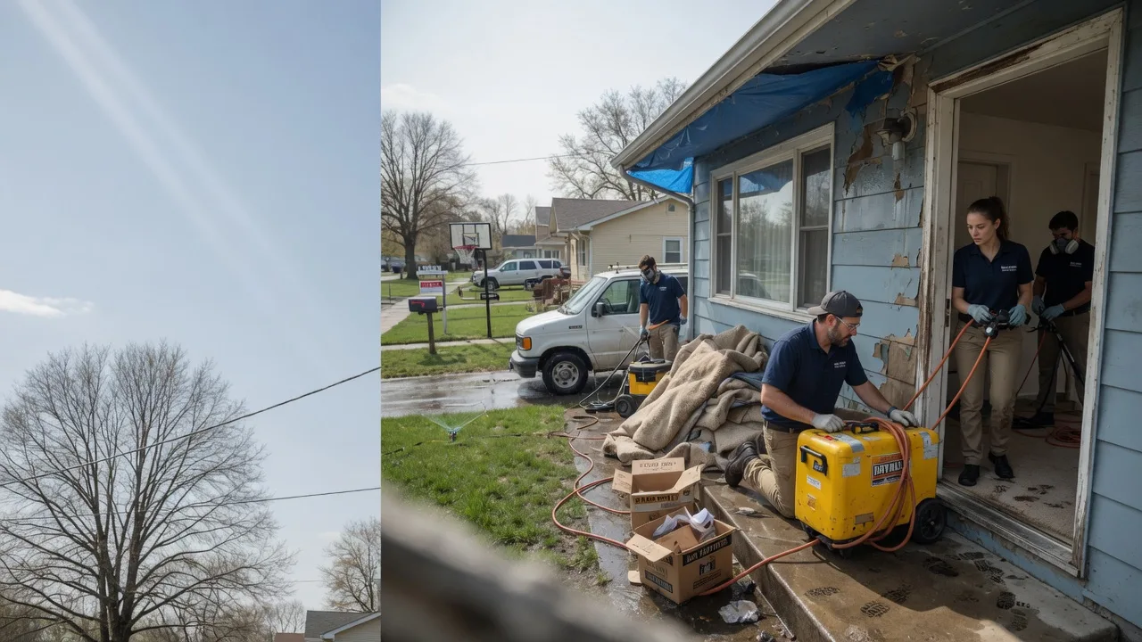 Basement Flood Cleanup in Bloomington, WI near me